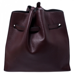 Mulberry Burgundy Leather Tyndale Shoulder Bag