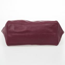 Pre Owned Mulberry Burgundy Medium Dorset Tote