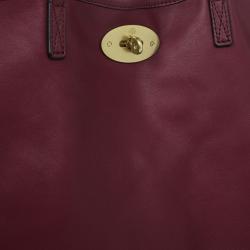 Pre Owned Mulberry Burgundy Medium Dorset Tote