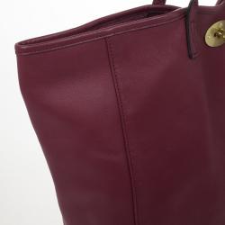 Pre Owned Mulberry Burgundy Medium Dorset Tote