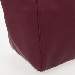 Pre Owned Mulberry Burgundy Medium Dorset Tote