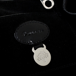 Mulberry Black Patent Leather Bayswater Satchel