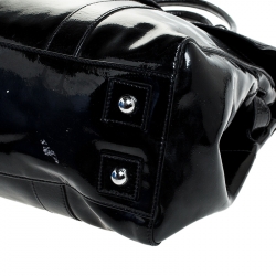 Mulberry Black Patent Leather Bayswater Satchel