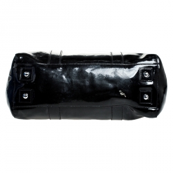 Mulberry Black Patent Leather Bayswater Satchel