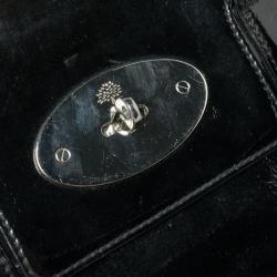 Mulberry Black Patent Leather Bayswater Satchel