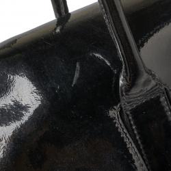 Mulberry Black Patent Leather Bayswater Satchel