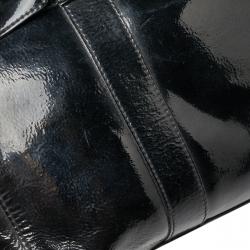Mulberry Black Patent Leather Bayswater Satchel