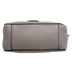 Pre Owned Mulberry Grey Leather Mini Keeley Shoulder Bag