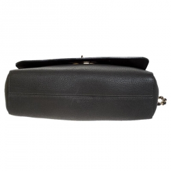 Mulberry Grey Leather Small Lily Shoulder Bag