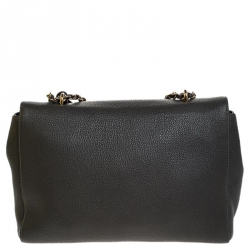 Mulberry Grey Leather Small Lily Shoulder Bag