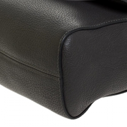 Mulberry Grey Leather Small Lily Shoulder Bag
