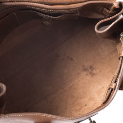 Pre Owned Mulberry Brown Bayswater Leather Union Jack Tote