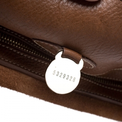 Pre Owned Mulberry Brown Bayswater Leather Union Jack Tote