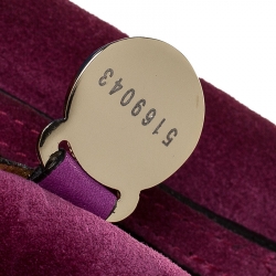 Pre Owned Mulberry Fuschia Grained Leather Bayswater Satchel