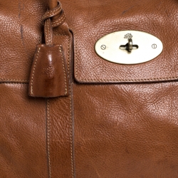 Pre Owned Mulberry Tan Leather Bayswater Satchel