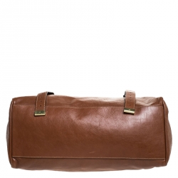 Pre Owned Mulberry Brown Leather Bayswater Satchel