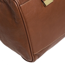 Pre Owned Mulberry Brown Leather Bayswater Satchel