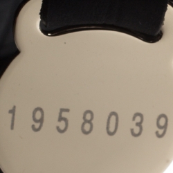 Pre Owned Mulberry Black Croc Embossed Leather Medium Lily Shoulder Bag