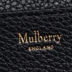Mulberry Black Leather Darley Continental Wallet