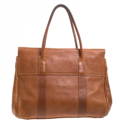 Pre Owned Mulberry Brown Leather Bayswater Satchel