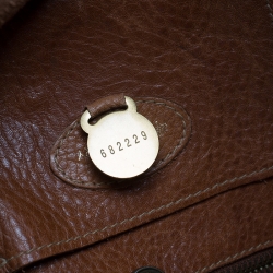 Pre Owned Mulberry Brown Leather Bayswater Satchel