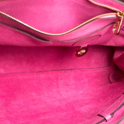 Pre Owned Mulberry Pink Leather Bayswater Satchel