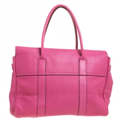 Pre Owned Mulberry Pink Leather Bayswater Satchel