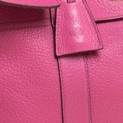Pre Owned Mulberry Pink Leather Bayswater Satchel