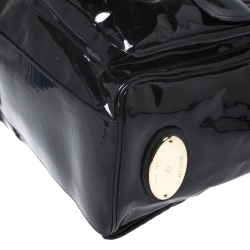 Mulberry Black Patent Leather Roxanne Tote