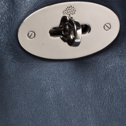 Pre Owned Mulberry Blue Leather Large Dorset Shopper Tote 