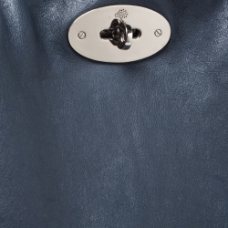 Pre Owned Mulberry Blue Leather Large Dorset Shopper Tote 