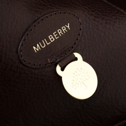 Pre Owned Mulberry Dark Brown Leather Bayswater Satchel