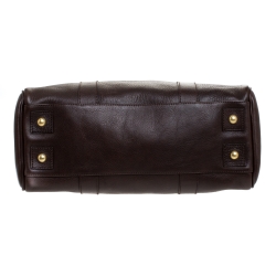Pre Owned Mulberry Dark Brown Leather Bayswater Satchel