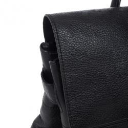 Pre Owned Mulberry Black Leather Bayswater Tote