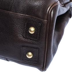 Pre Owned Mulberry Dark Brown Leather Bayswater Satchel