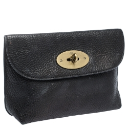 Mulberry Black Leather Pouch 