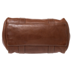 Pre Owned Mulberry Brown Leather Small Bayswater Satchel