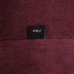 Pre Owned Mulberry Maroon Leather Medium Dorset Tote 