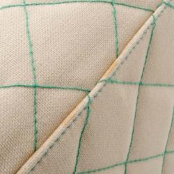 Pre Owned Mulberry Green Canvas and Leather Luella Gisele Satchel