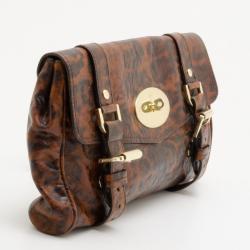 Pre Owned Mulberry Leopard Alexa Clutch