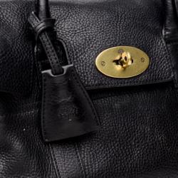 Pre Owned Mulberry Black Leather Bayswater Tote