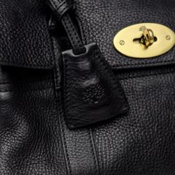 Pre Owned Mulberry Black Leather Bayswater Tote