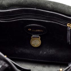 Pre Owned Mulberry Black Leather Bayswater Tote