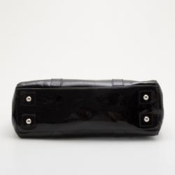 Pre Owned Mulberry Black Patent Bayswater
