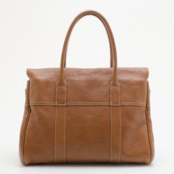 Pre Owned Mulberry Brown Leather Bayswater Tote