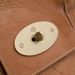 Pre Owned Mulberry Brown Leather Bayswater Tote