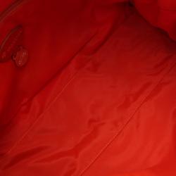 Pre Owned Mulberry Orange Patent Studded Bayswater Bag