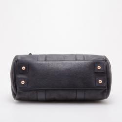 Pre Owned Mulberry Black Heritage Baywater with Rose Gold Hardware