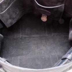 Pre Owned Mulberry Black Heritage Baywater with Rose Gold Hardware