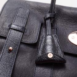 Pre Owned Mulberry Black Heritage Baywater with Rose Gold Hardware